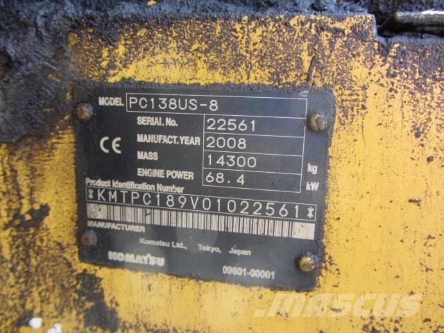 Komatsu PC 138-8 US Pelle sur chenilles