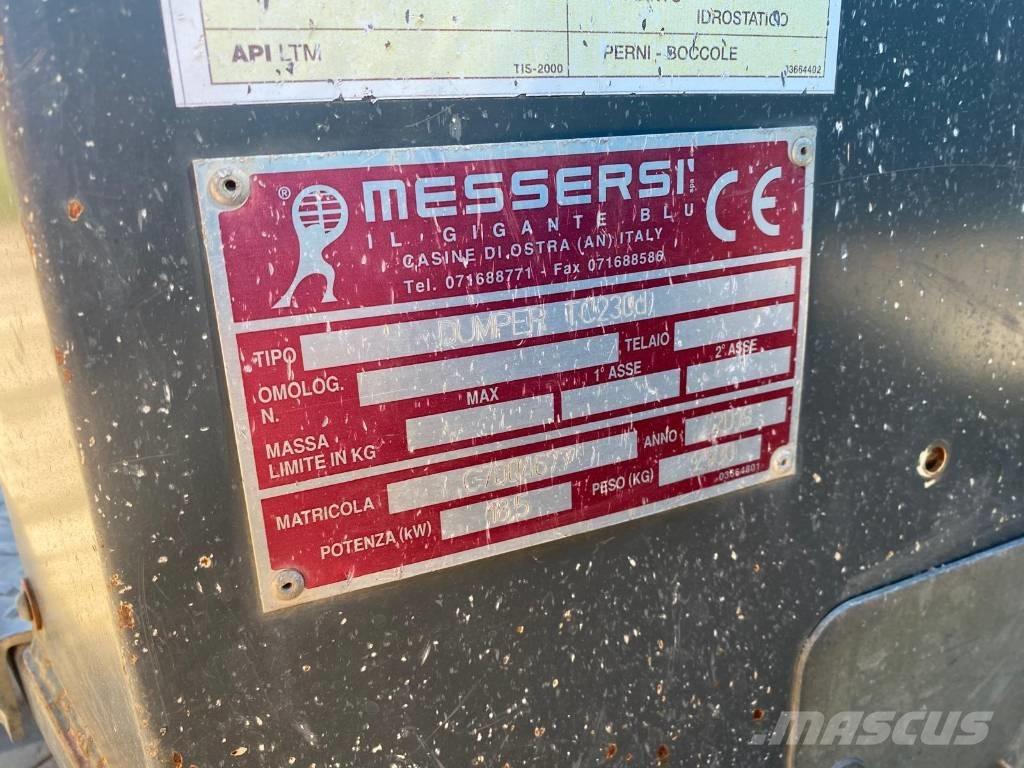 Messersi tc230d Tombereau sur chenilles