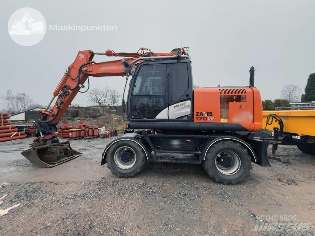 Hitachi ZX 170 W-5 B Pelle sur pneus