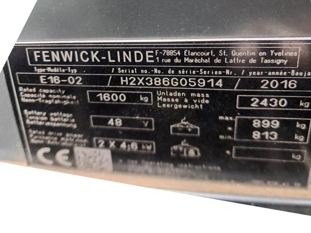Linde E16-02 Chariots élévateurs électriques