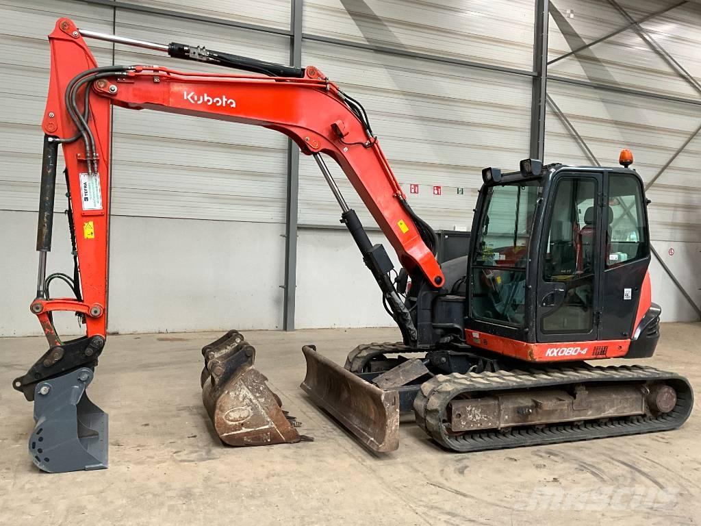 Kubota KX 080-4 Mini pelle 7t-12t