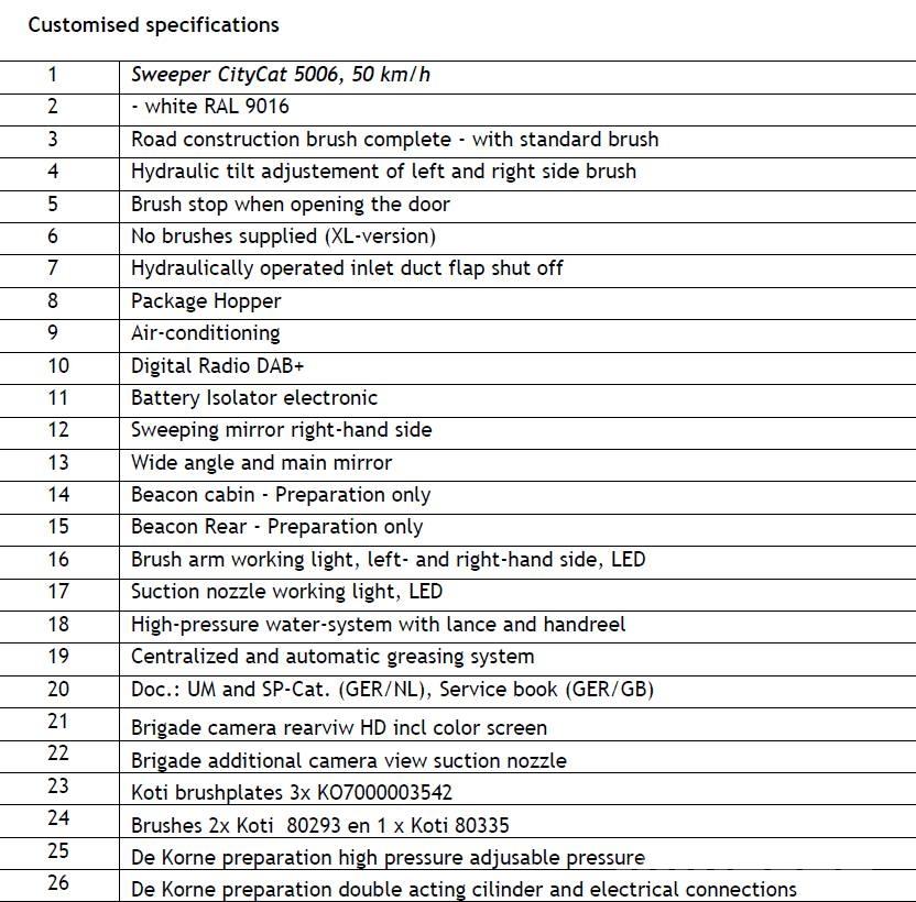 Bucher CityCat 5006 Balayeuse / Autolaveuse