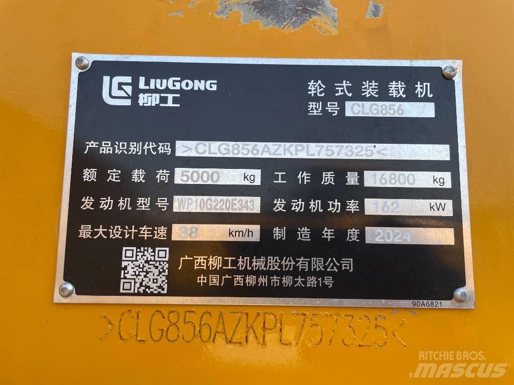 LiuGong 856 H Chargeuse sur pneus