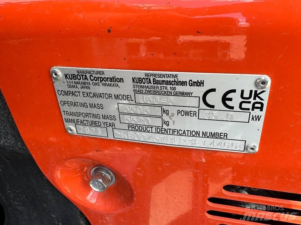 Kubota U 56-5 Mini pelle < 7t