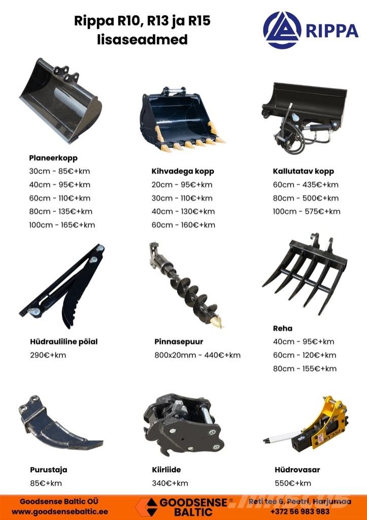 Rippa R18 Pro Mini pelle < 7t