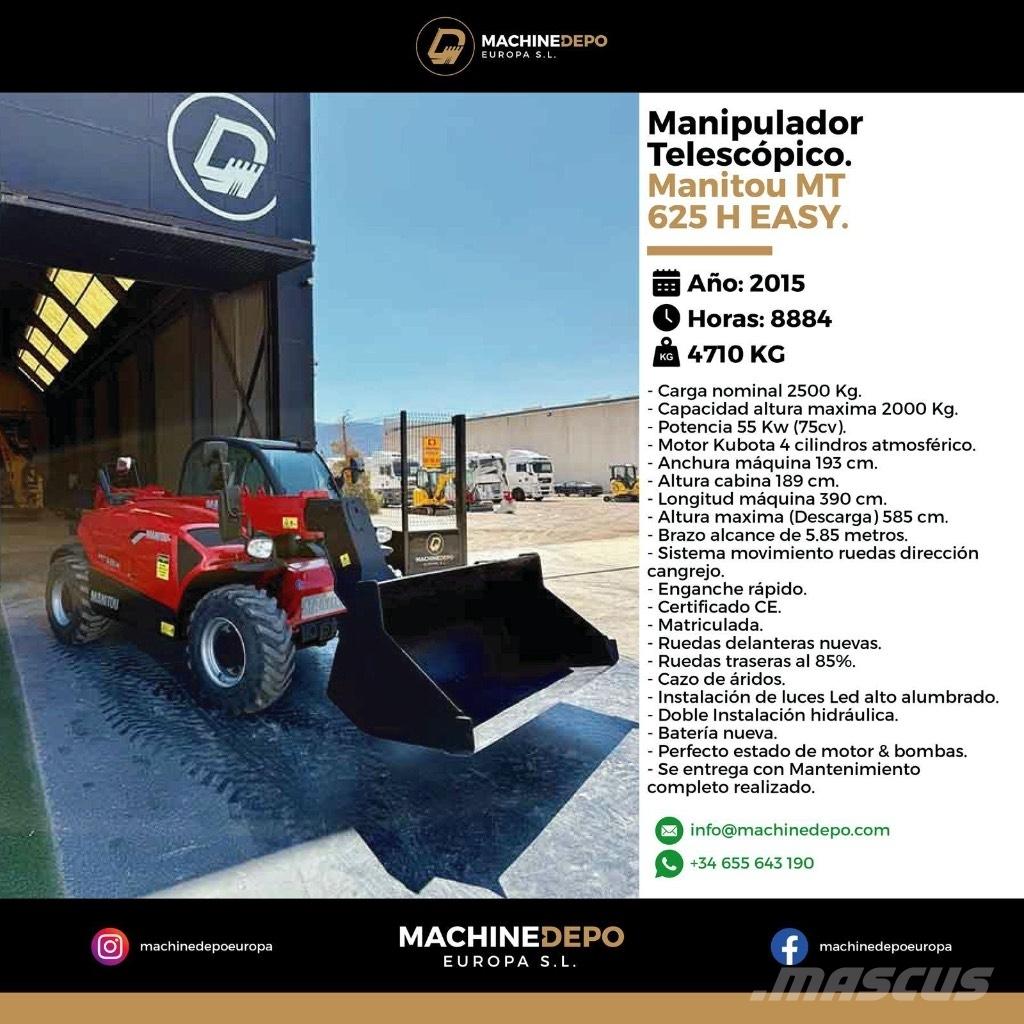 Manitou MT 625 H Chariot télescopique