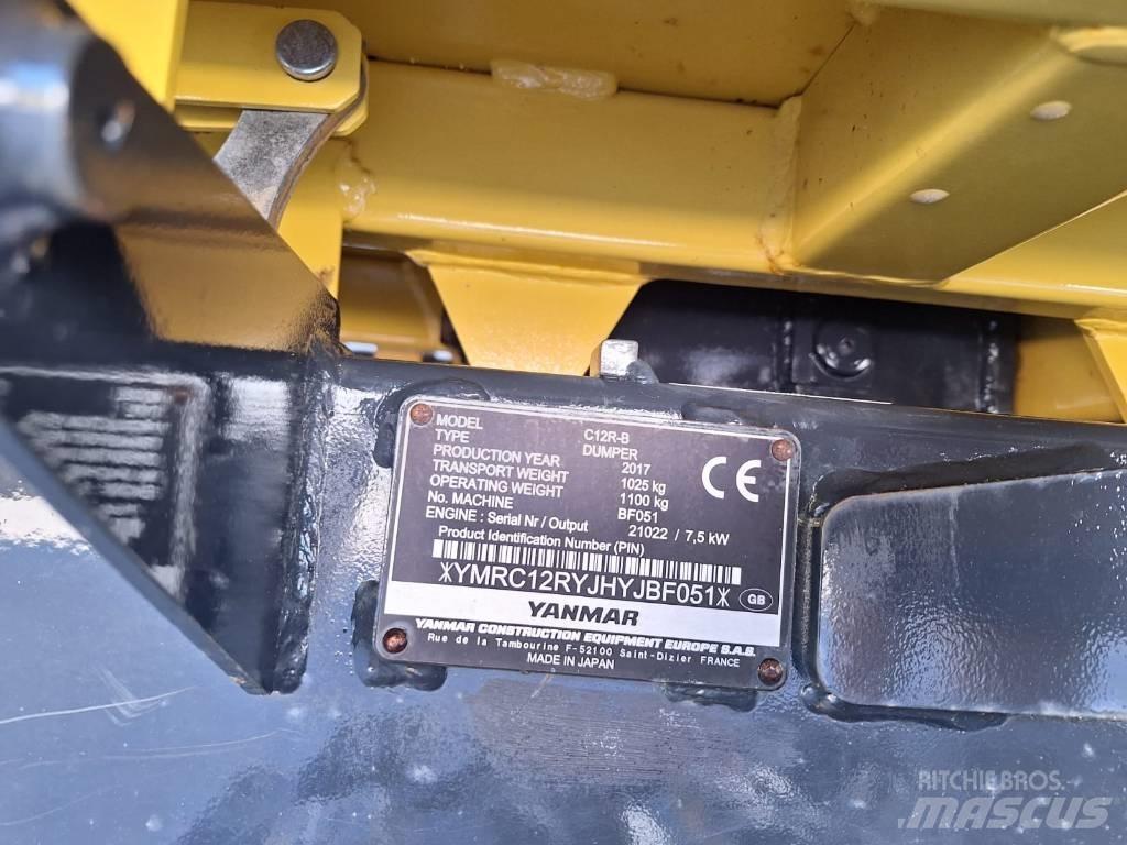 Yanmar C 12 R-B Tombereau sur chenilles