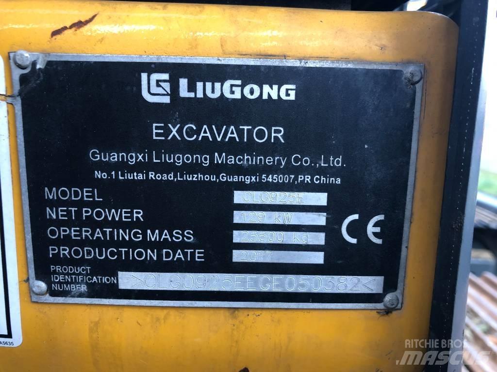 LiuGong 925E Pelle sur chenilles