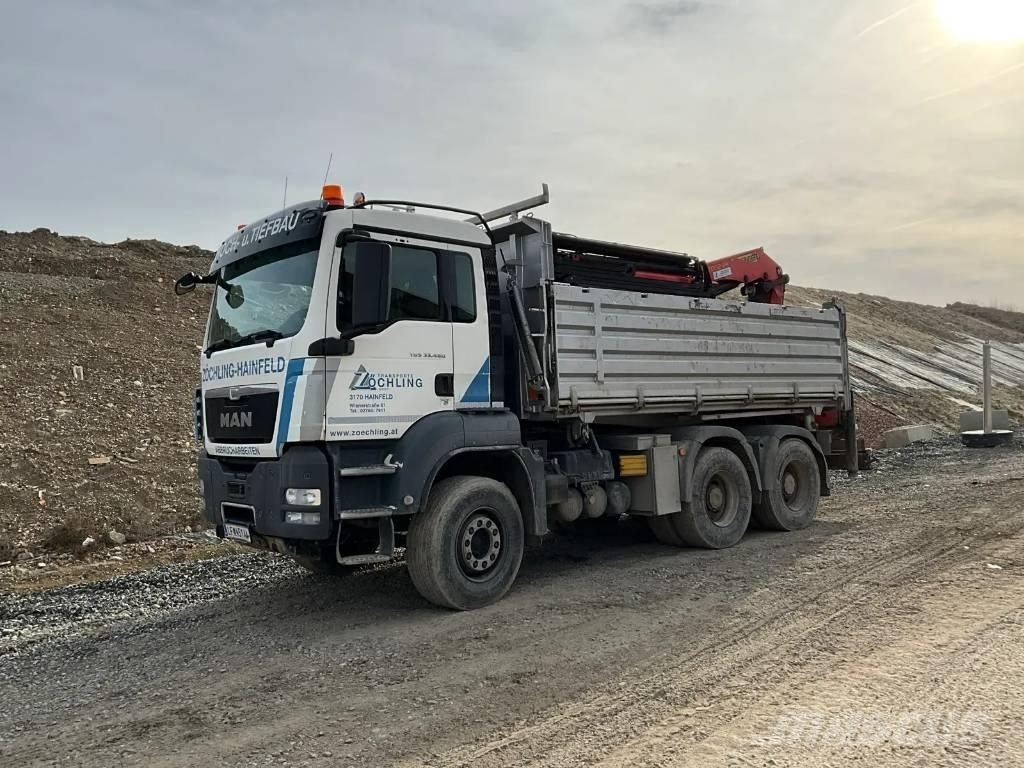 MAN TGS 33.480 BB Camion benne