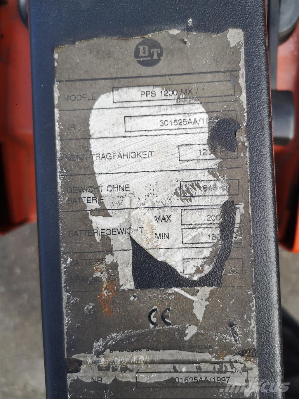 BT PPS 1200 MX/1 Gerbeurs Automoteurs