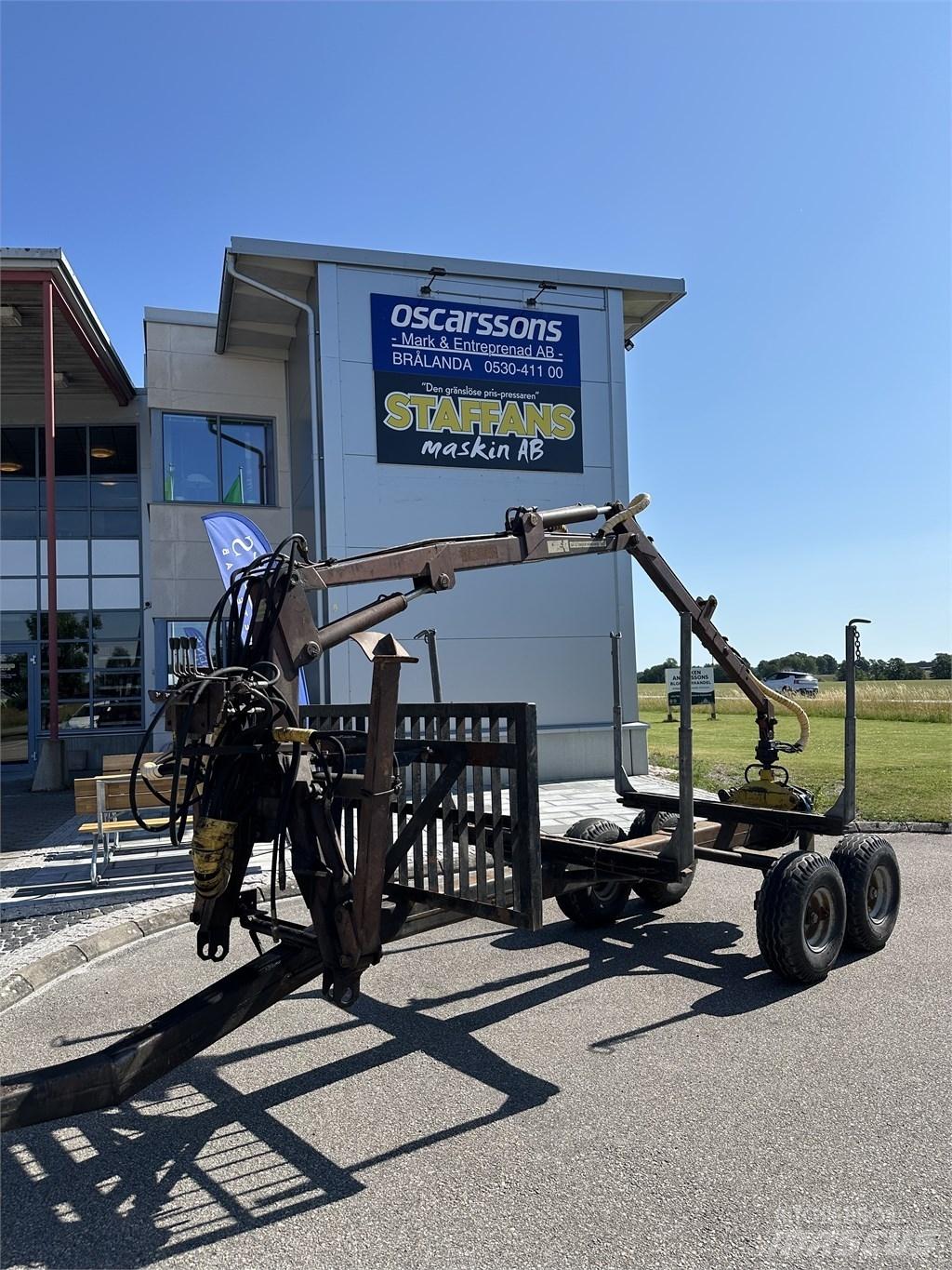 Patu 5,5t Remorque forestière avec grue