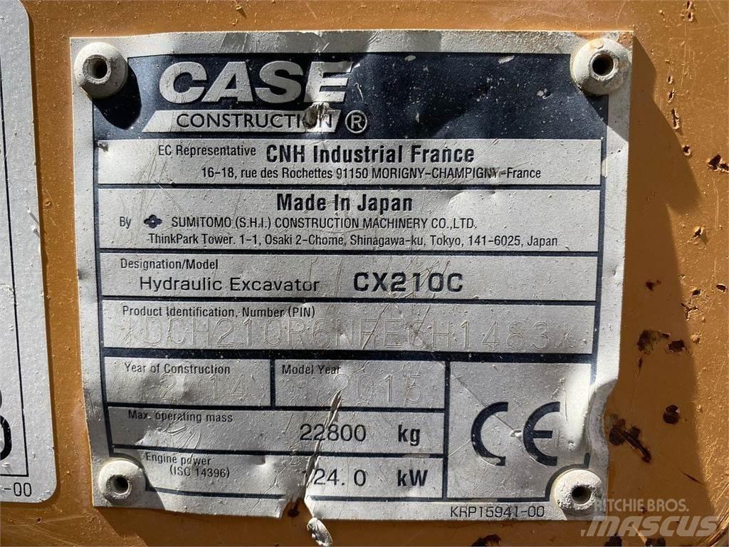 CASE CX210 Pelle sur chenilles