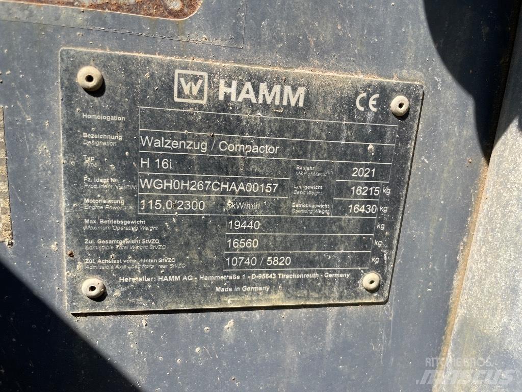 Hamm H 16 i Compacteur de sol