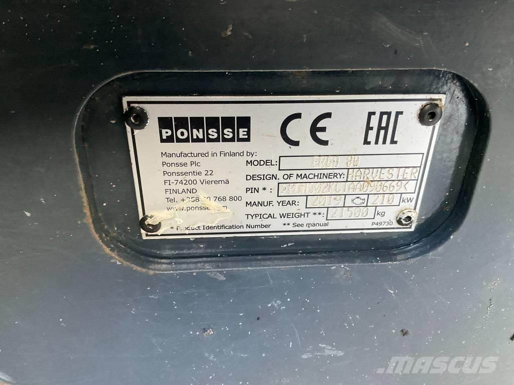 Ponsse ERGO 8W Abatteuse