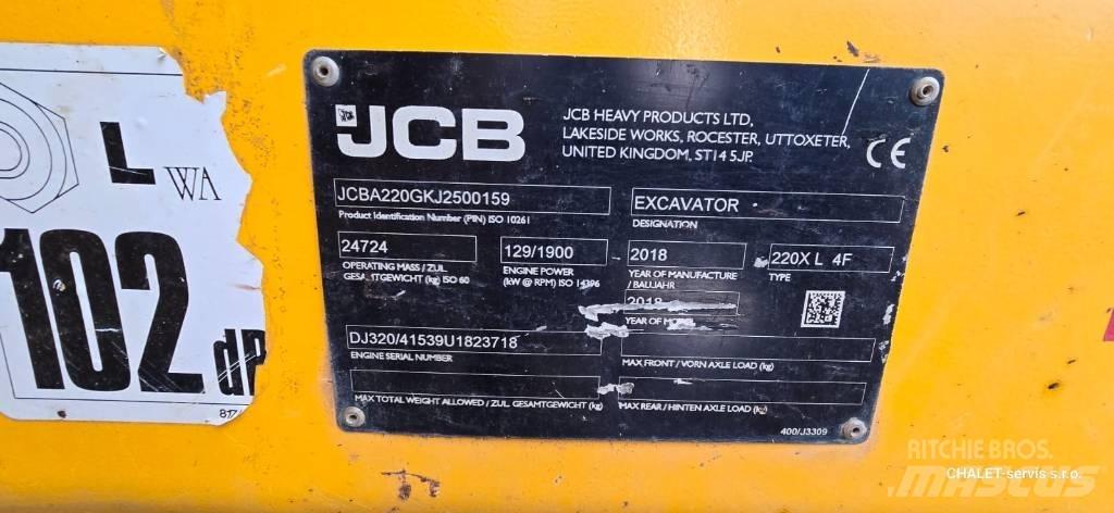 JCB 220 XL 4F Pelle sur chenilles