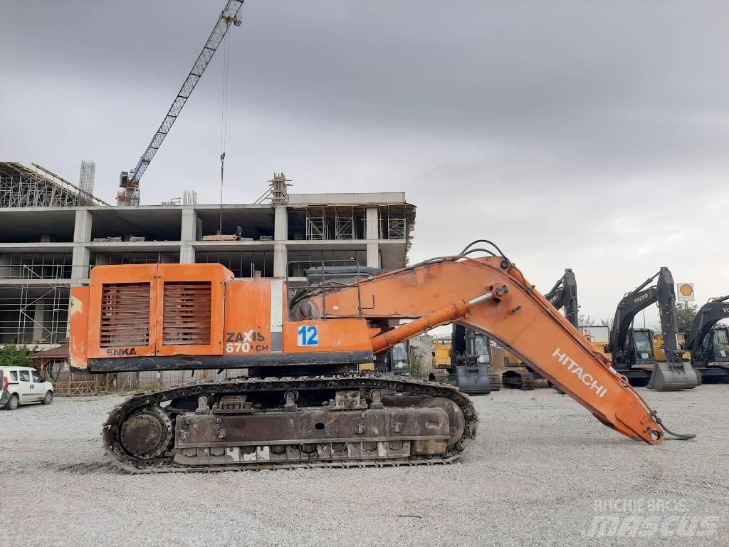 Hitachi ZX 670 LC H Pelle sur chenilles