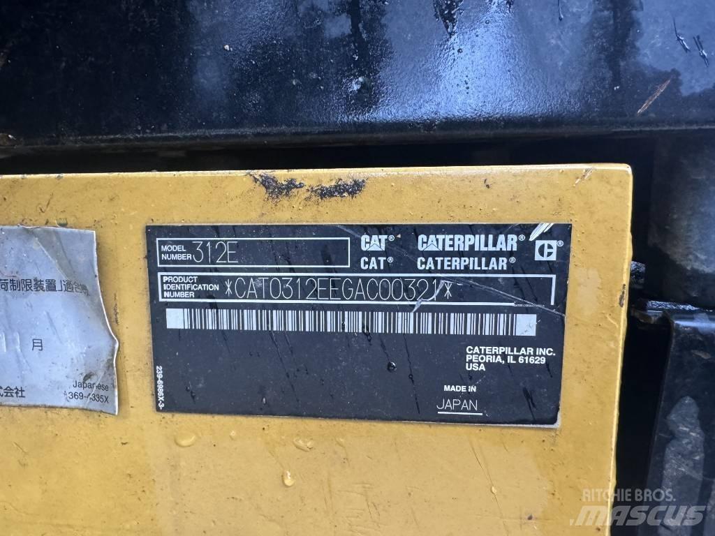 CAT 312E Pelle sur chenilles