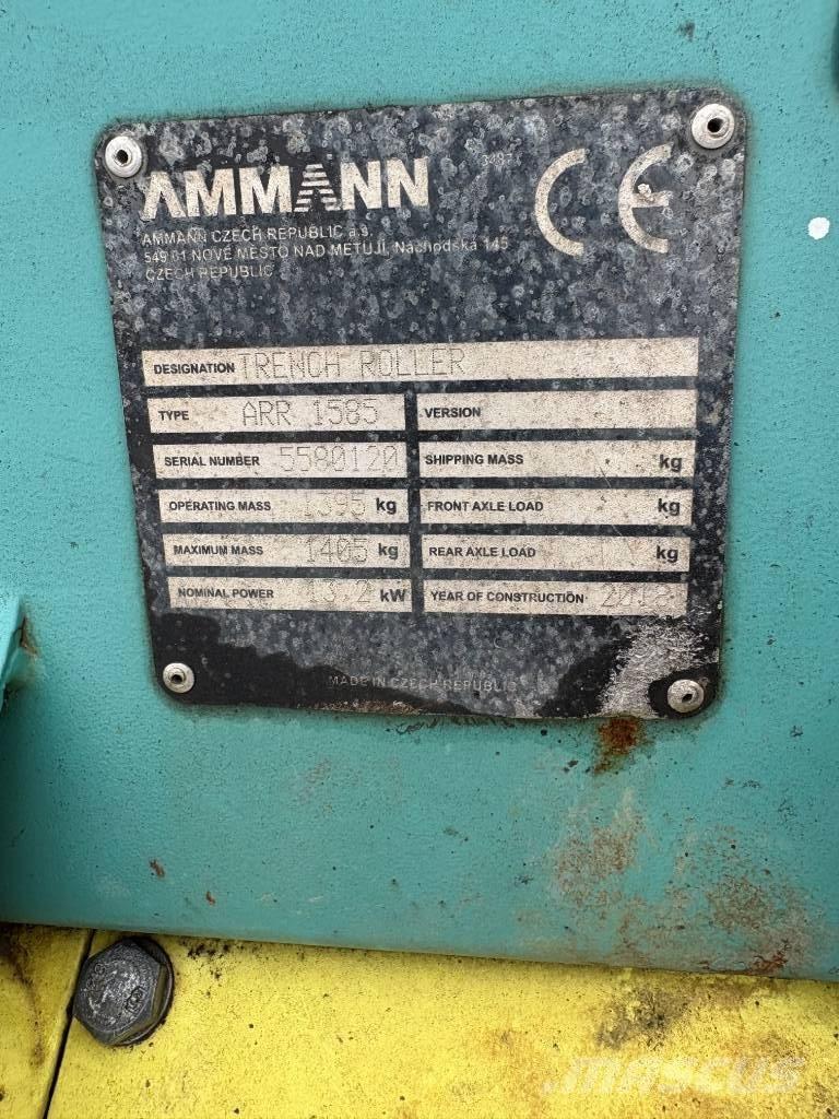 Ammann ARR 1585 Autres rouleaux