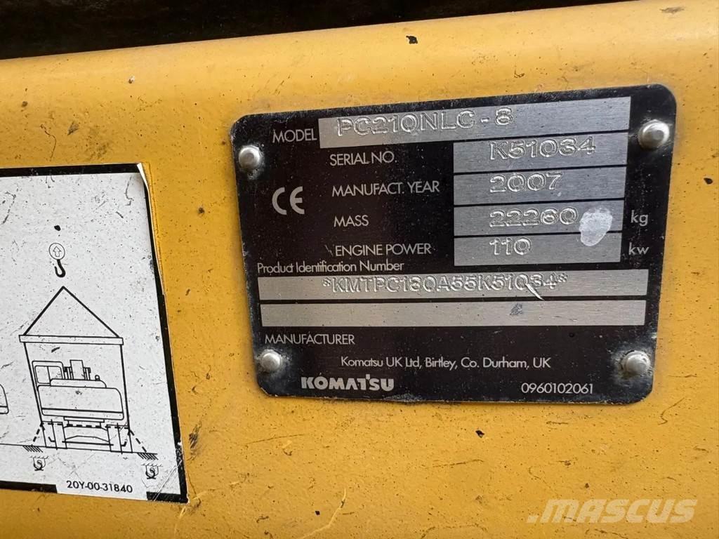 Komatsu PC210LC-8 Pelle sur chenilles