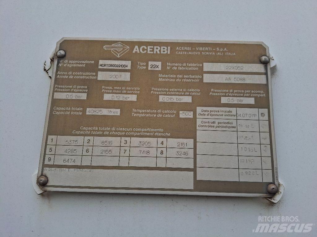 Acerbi ASO64003SP Semi remorque citerne