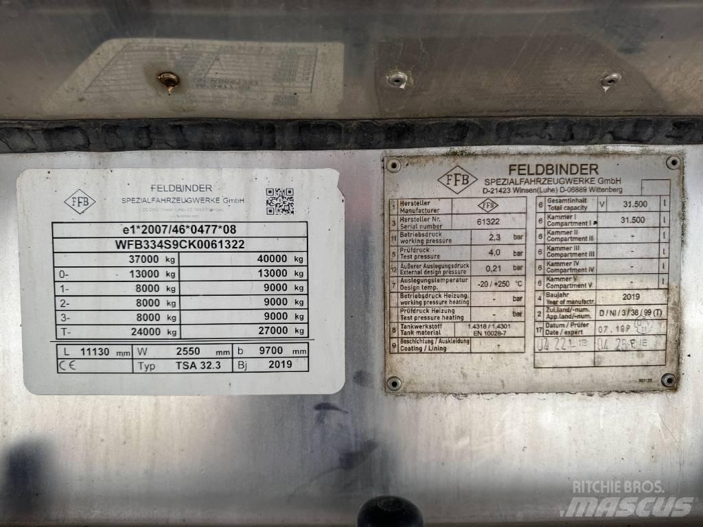Feldbinder TSA 32,3 Remorque citerne