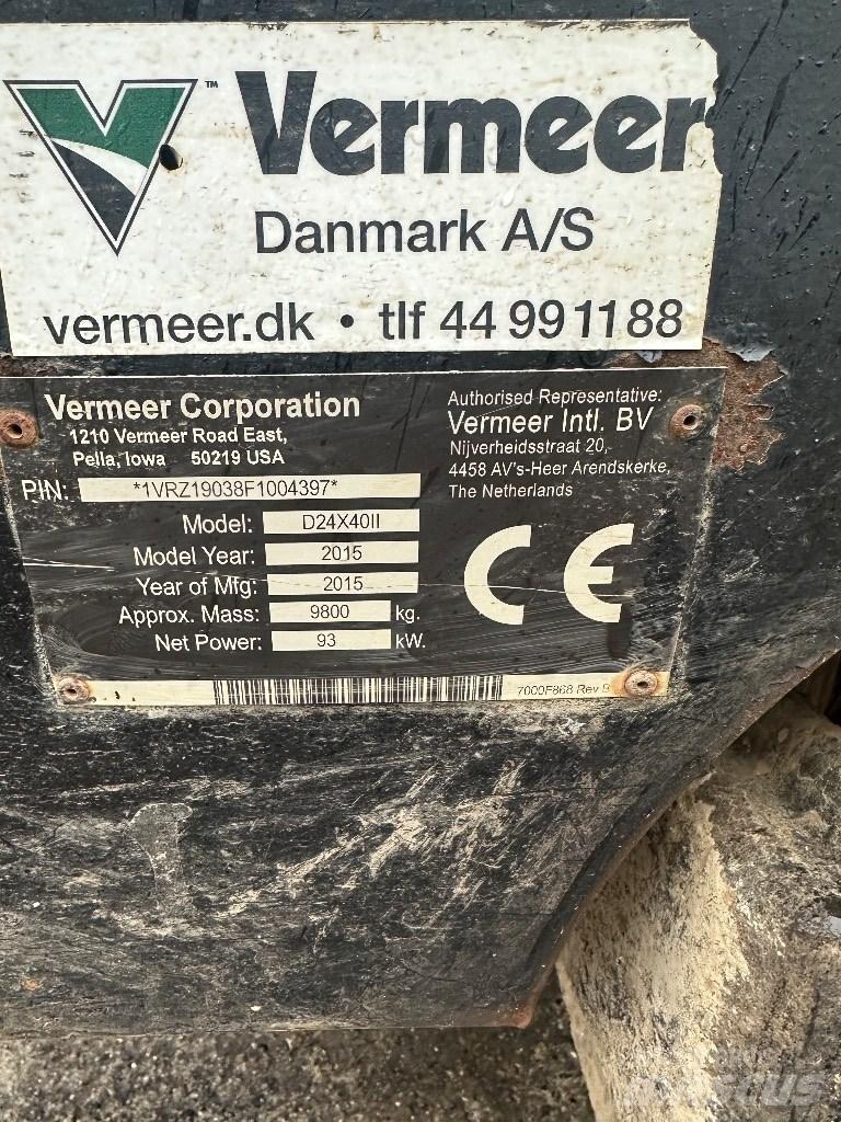 Vermeer D24x40II Foreuse horizontale