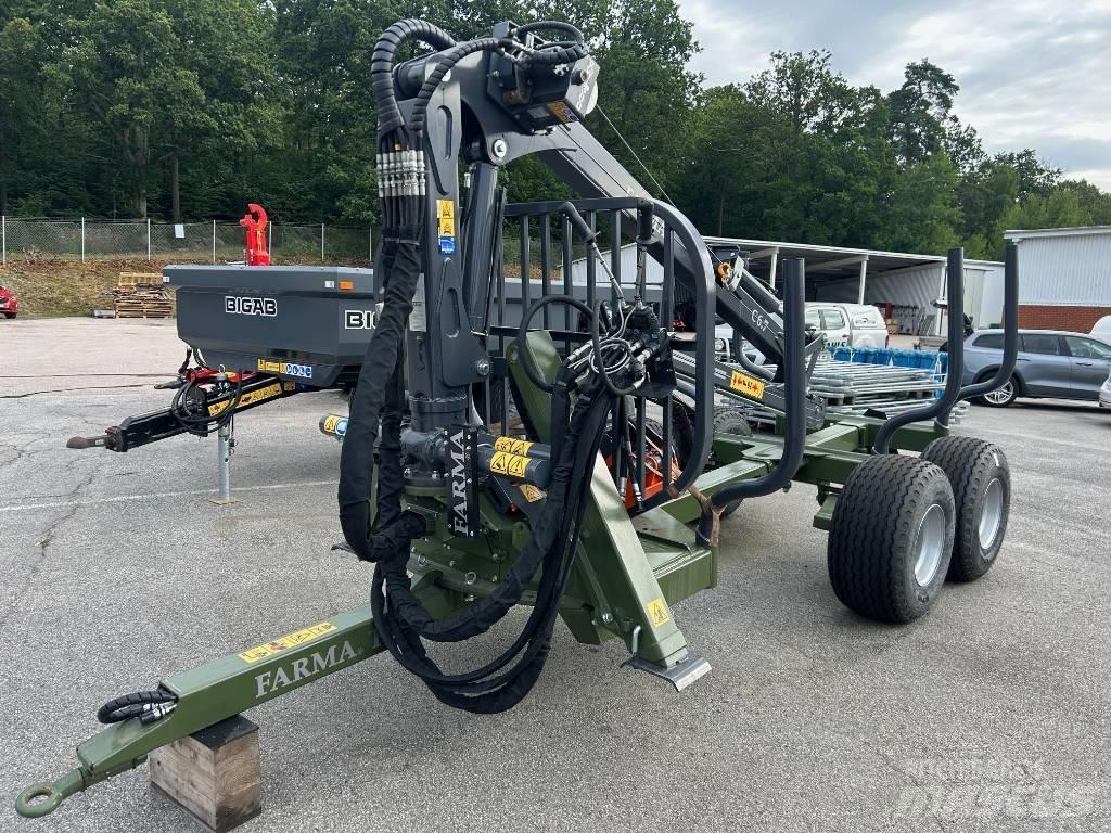 Farma T9F Remorque forestière avec grue