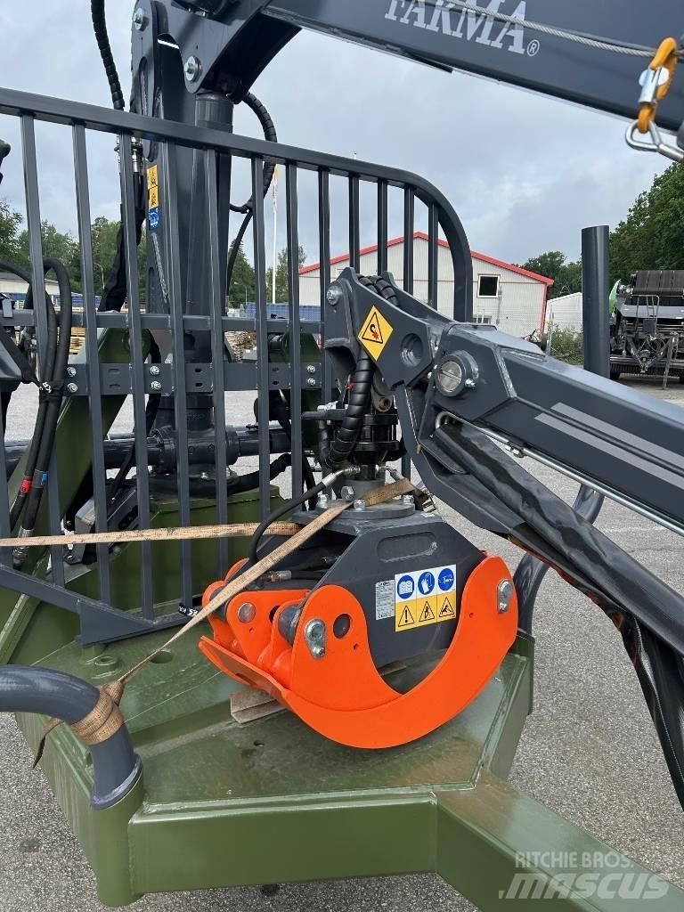 Farma T9F Remorque forestière avec grue
