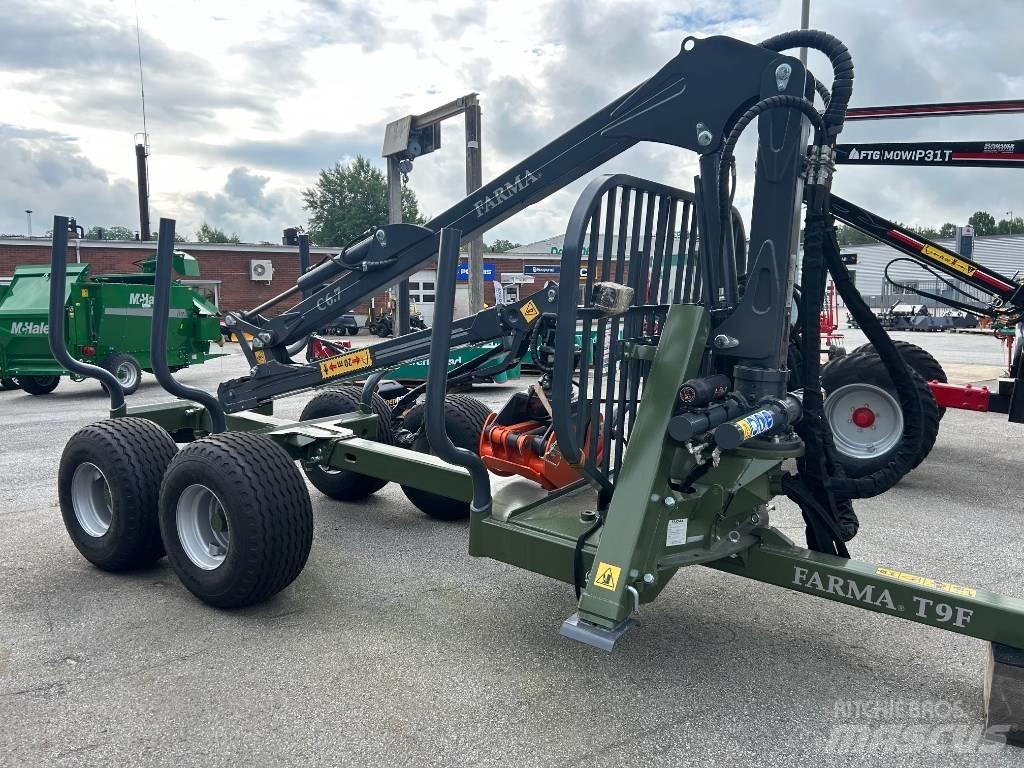 Farma T9F Remorque forestière avec grue