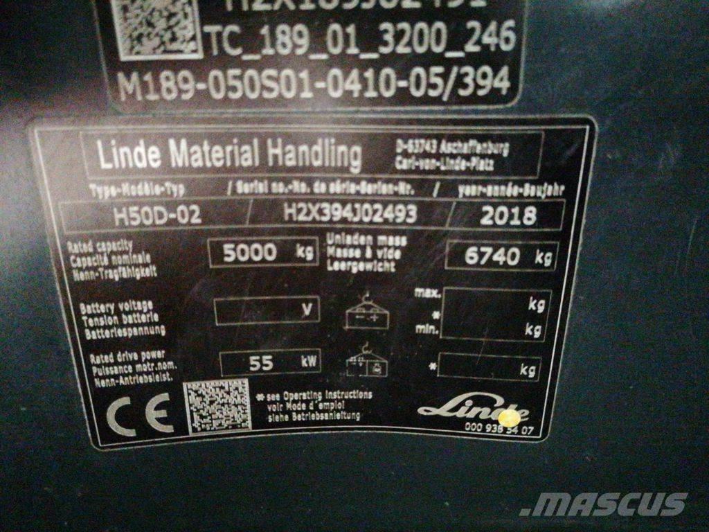 Linde H50D-02 Chariots diesel