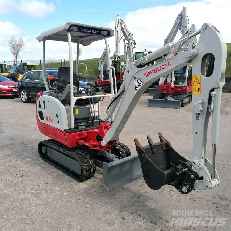 Takeuchi TB216 Mini pelle < 7t