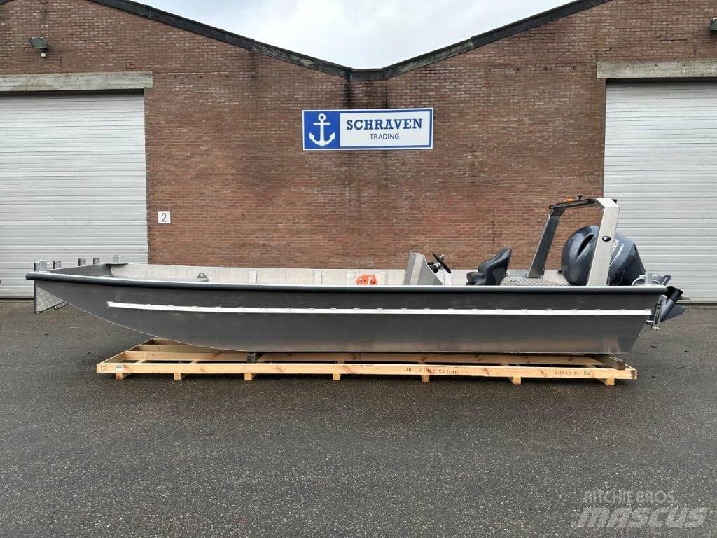  Werkboot Aluminium Bateaux de travail, barges et pontons