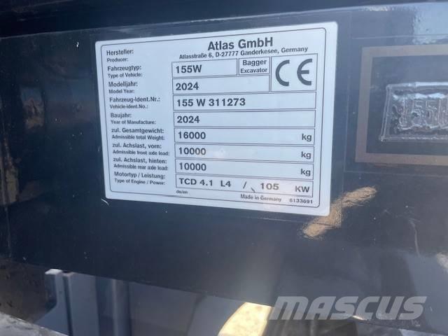 Atlas 155 W Pelle sur pneus