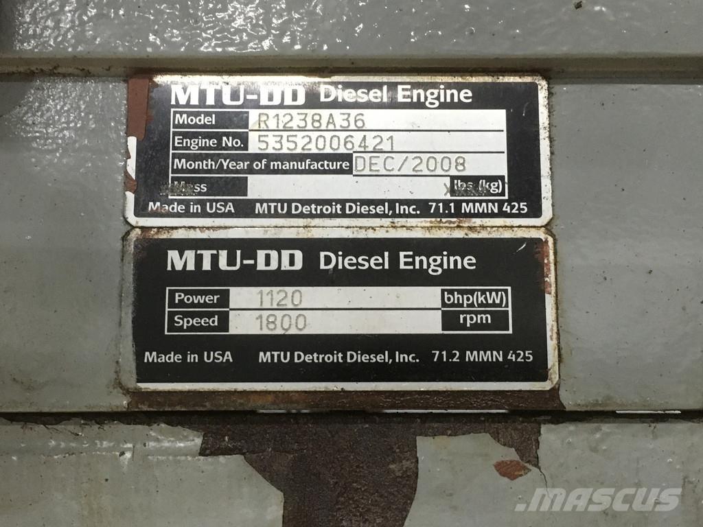 MTU 12V2000 USED Moteur