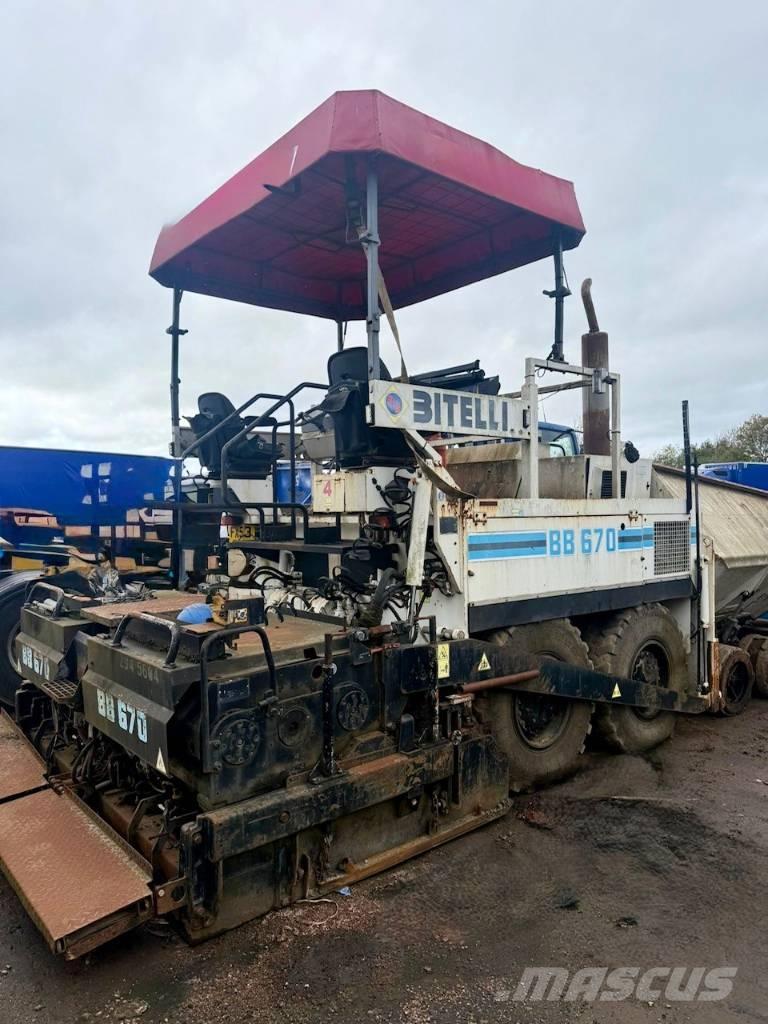 Bitelli BB 670 Finisseur