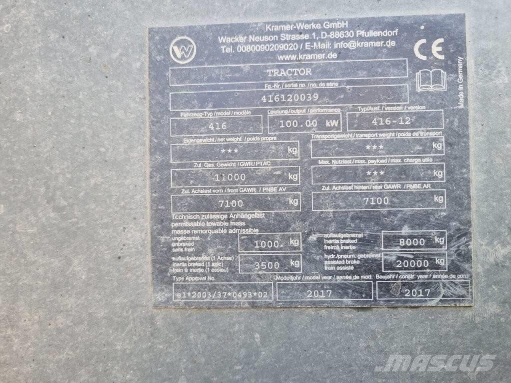 Kramer KT 447 Chariot télescopique