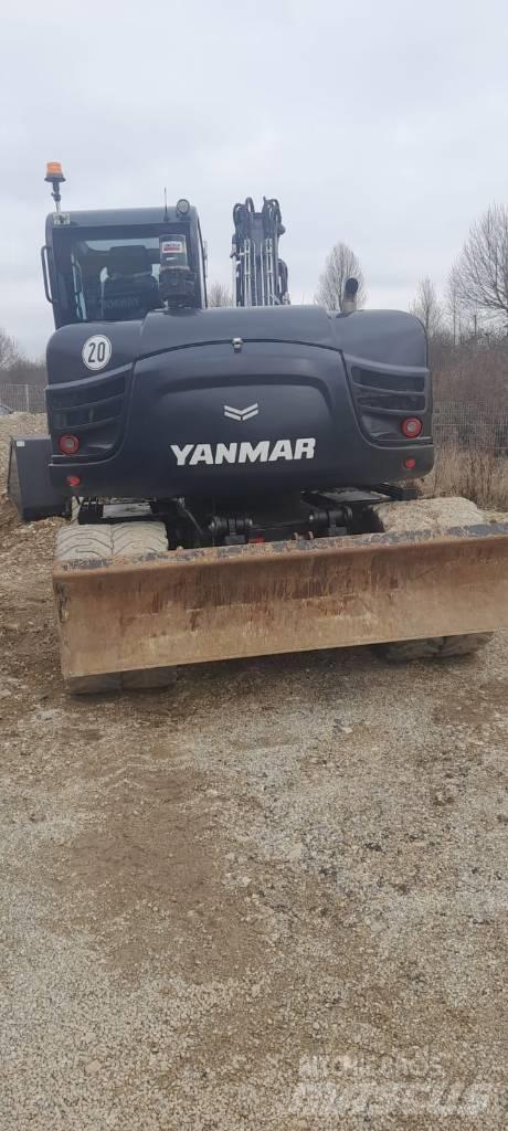 Yanmar B 110 W Pelle sur pneus
