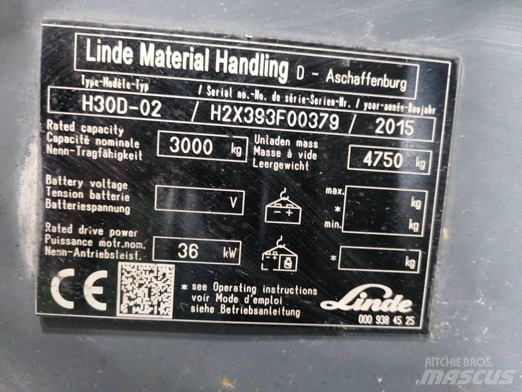 Linde H30D-02 Chariots diesel