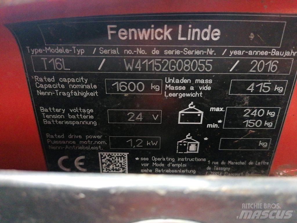 Linde T16L Transpalette manuel