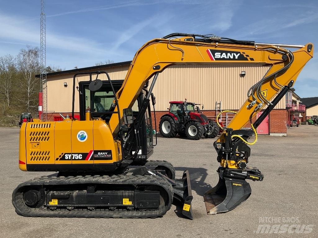 Sany SY 75 C Pelle sur chenilles