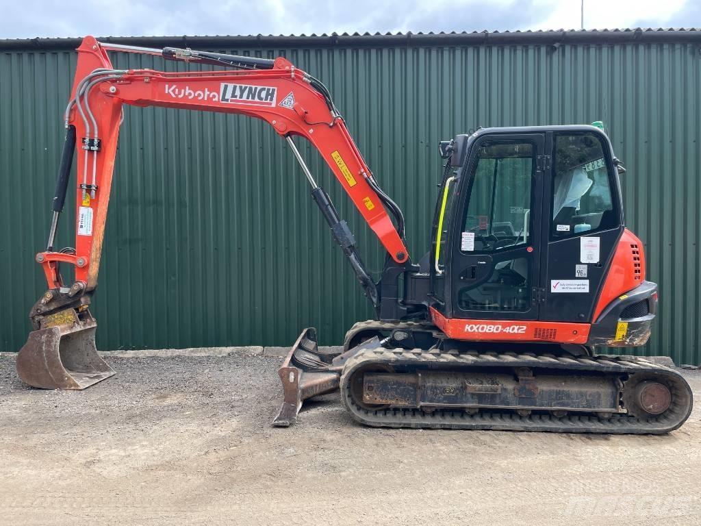 Kubota KX 080-4 Mini pelle 7t-12t