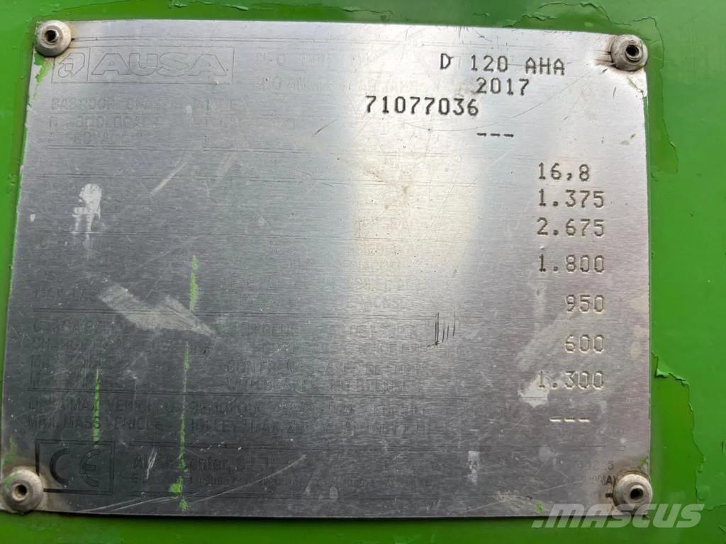 Ausa D120AHA Tombereau articulé