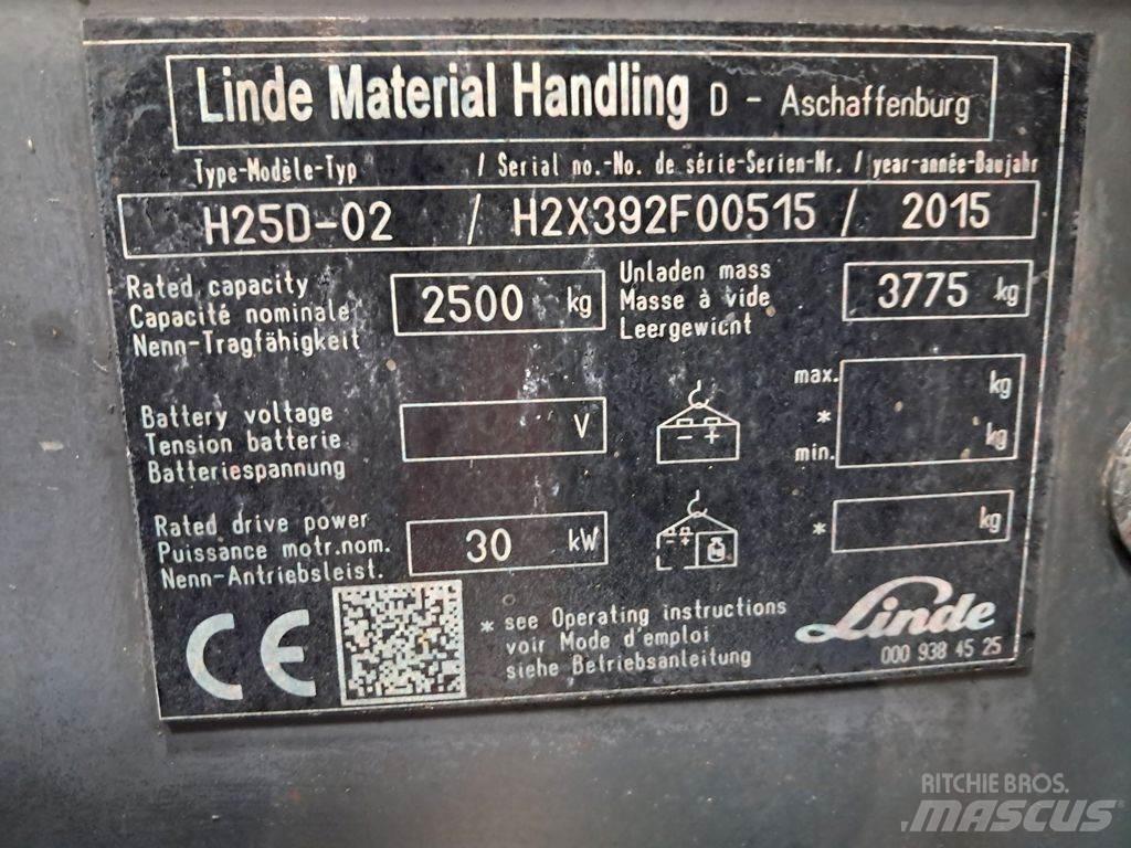 Linde H25D-02 Chariots diesel