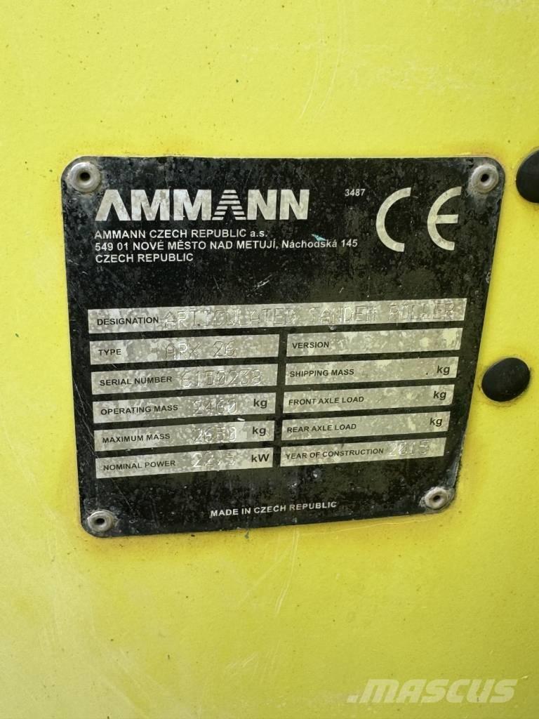 Ammann ARX 26 Rouleaux tandem