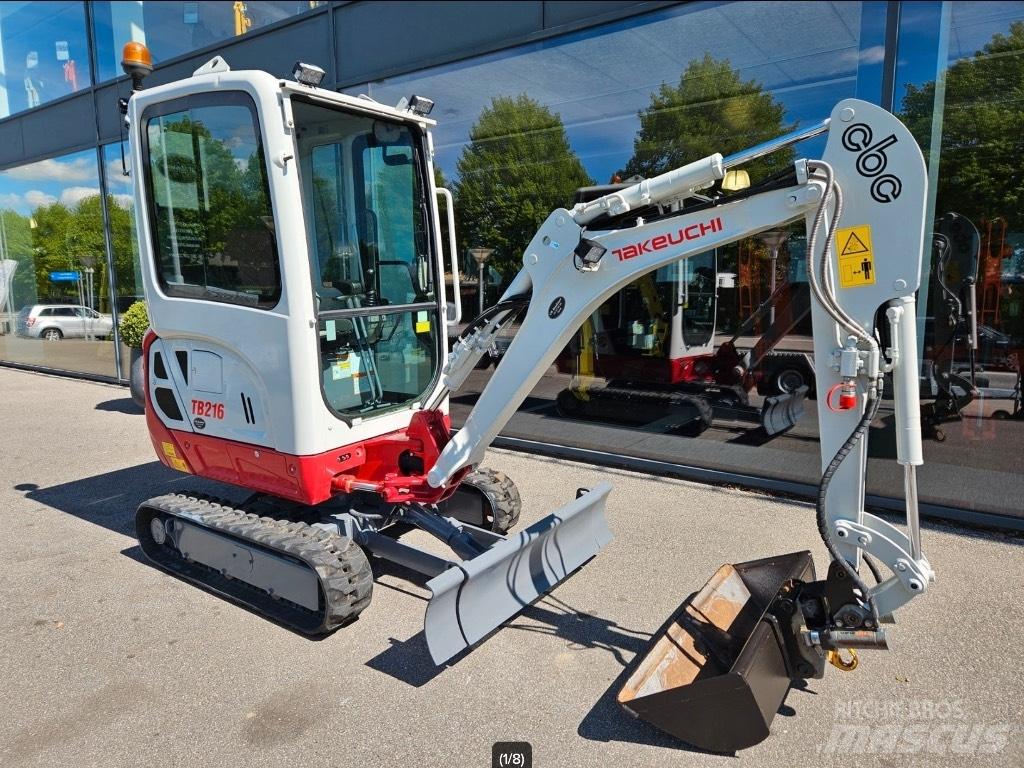 Takeuchi TB 216 Mini pelle < 7t