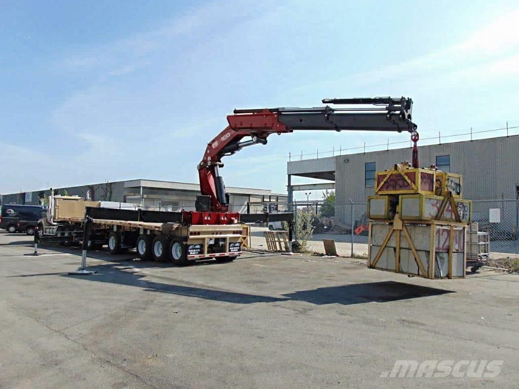 PM 100024 Camion plateau ridelle avec grue