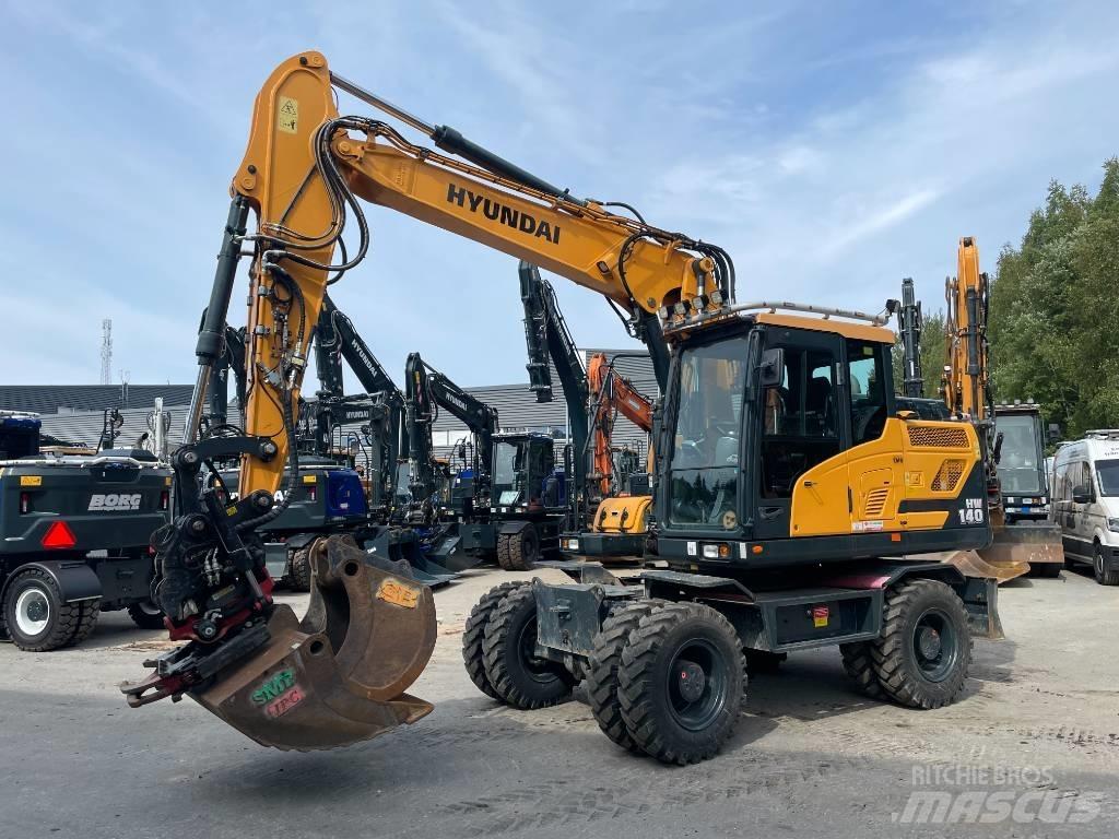 Hyundai HW140 Pelle sur pneus