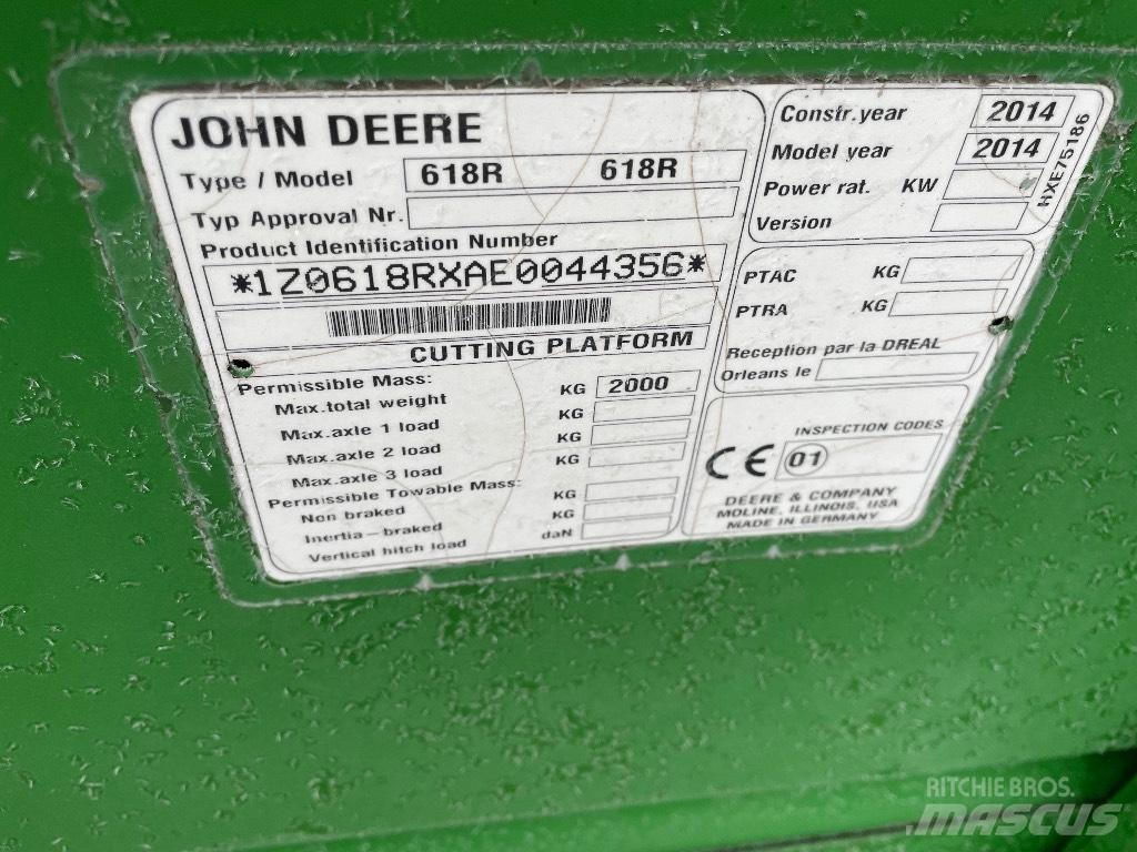 John Deere W 540 Moissonneuse batteuse