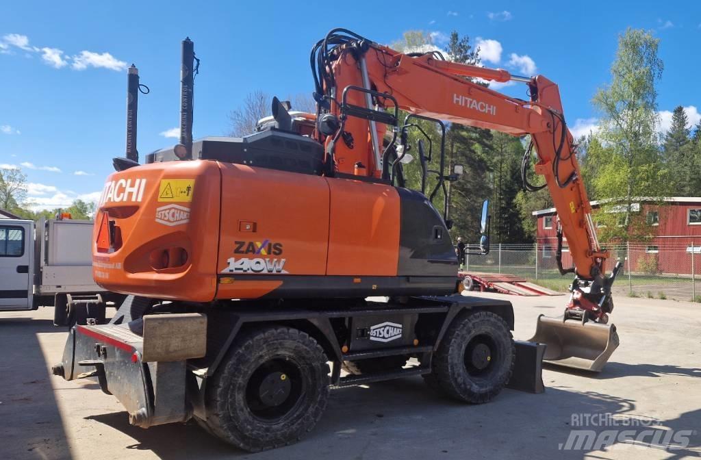 Hitachi ZX 140 W-6 Pelle sur pneus