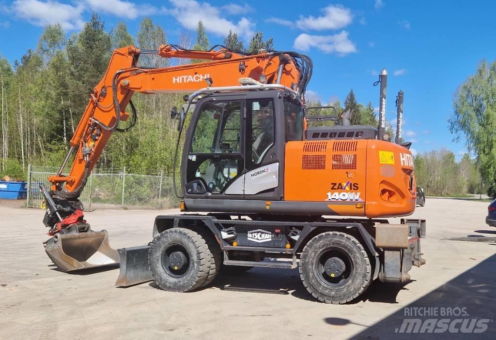Hitachi ZX 140 W-6 Pelle sur pneus